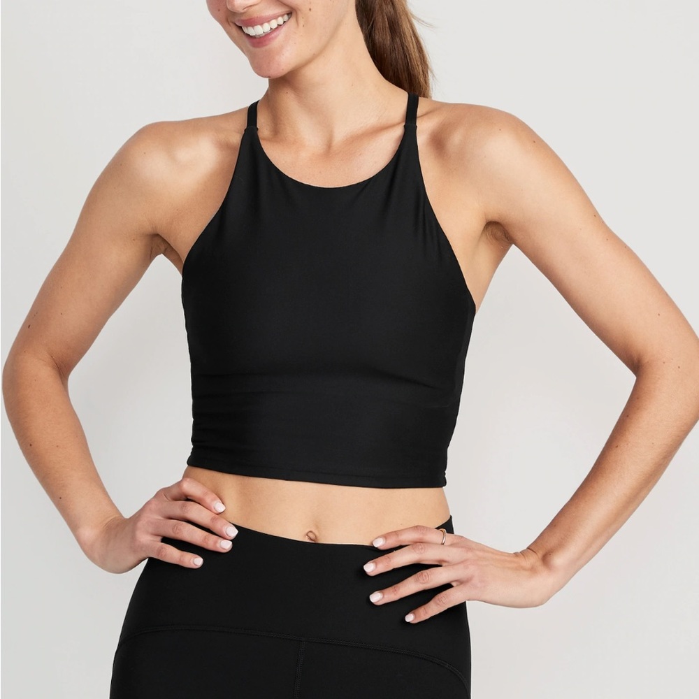 3/$10 Old Navy PowerSoft Longline Sports Bra Women Small. Like new! No flaws.
